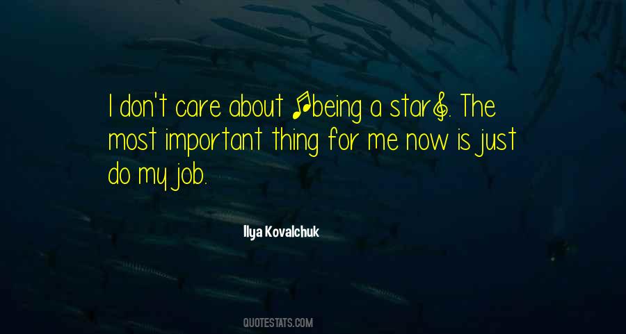 Quotes About Being A Star #753307