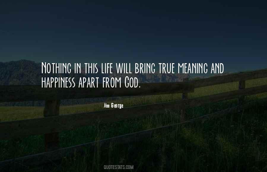 True Happiness In God Quotes #1651454