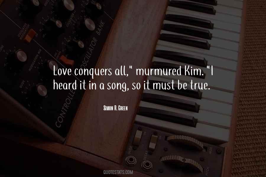 True Love Conquers Quotes #1238313