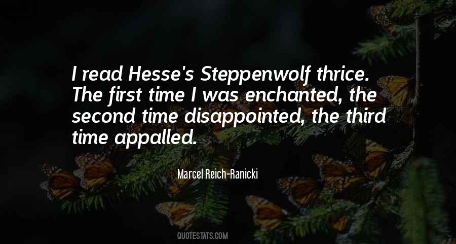 Quotes About Steppenwolf #1688627
