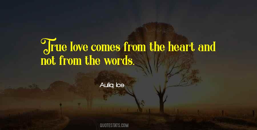 True Love Heart Quotes #79593