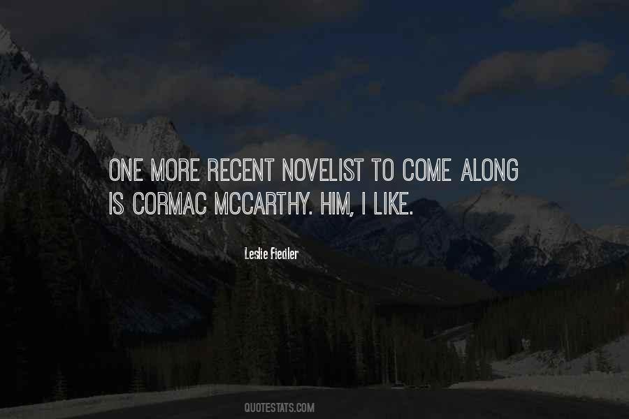 Quotes About Cormac Mccarthy #1309314