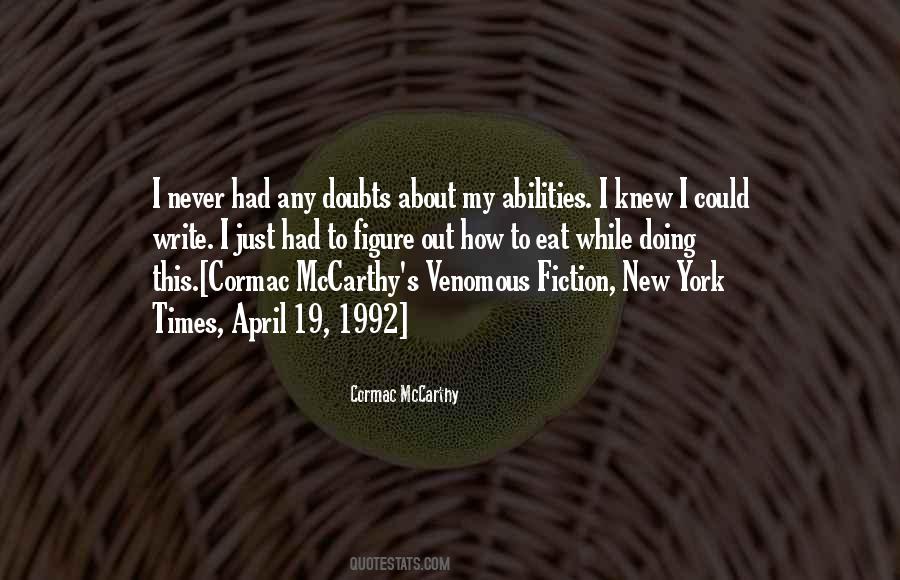 Quotes About Cormac Mccarthy #239850