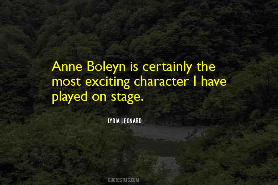 Quotes About Anne Boleyn #17731