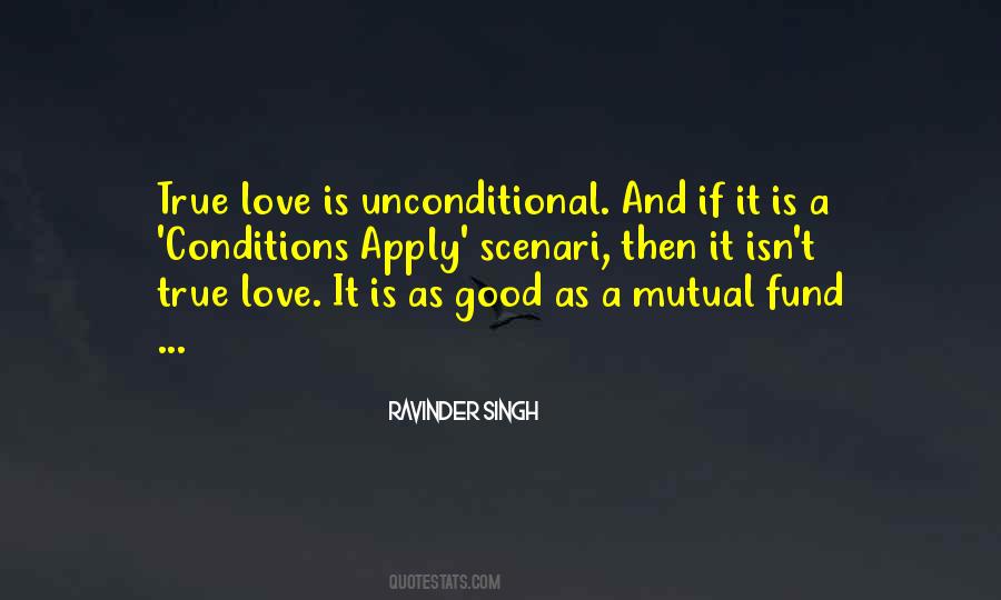 True Love Unconditional Quotes #1089507