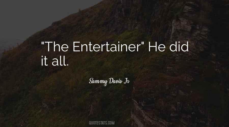 Quotes About Sammy Davis Jr #541277