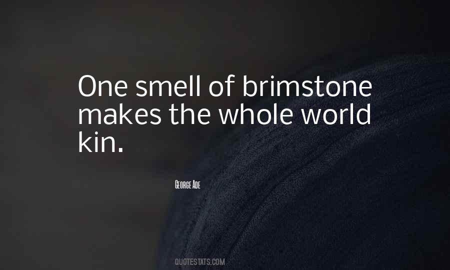Quotes About Brimstone #1422080