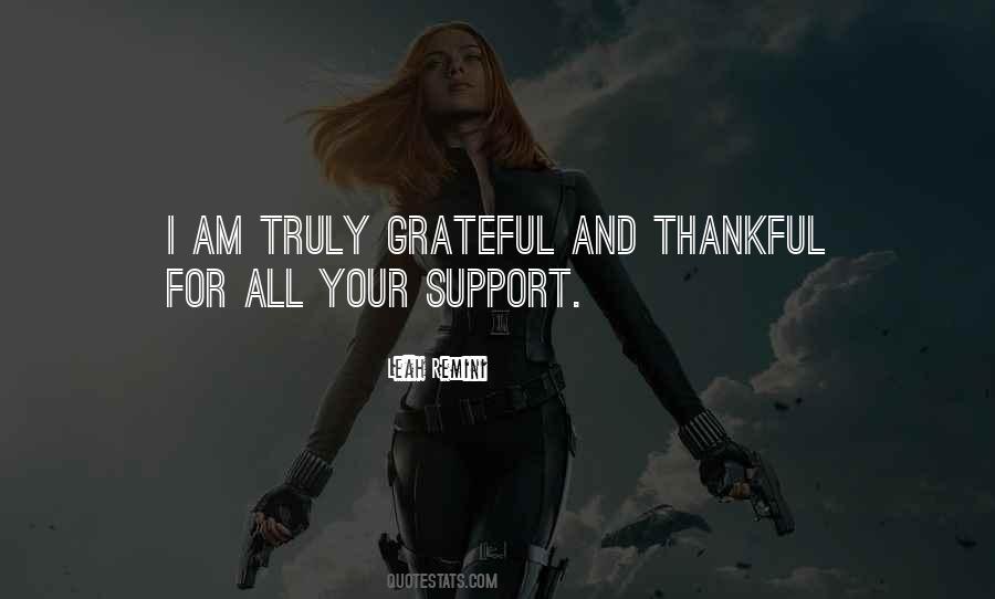 Truly Grateful Quotes #548438