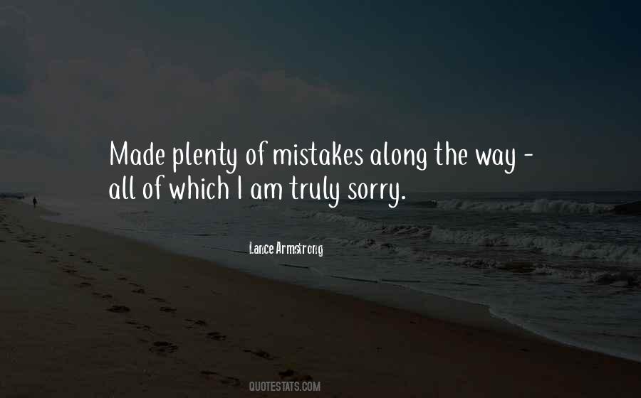 Truly Sorry Quotes #1807545