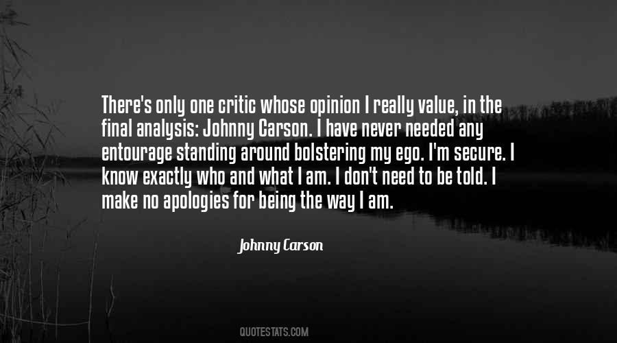 Quotes About Being Secure #926122