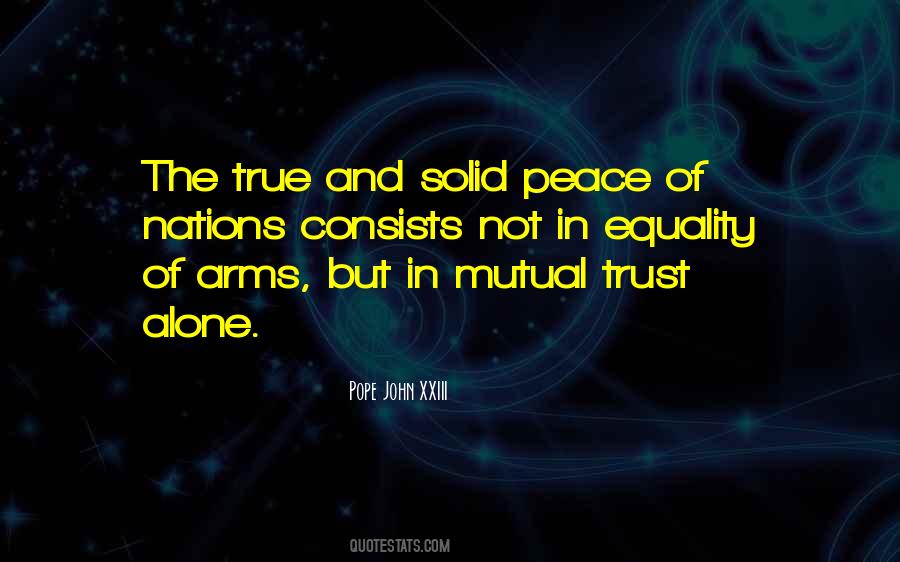 Trust Alone Quotes #1266678