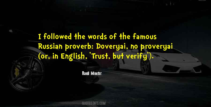 Trust But Verify Quotes #1127607