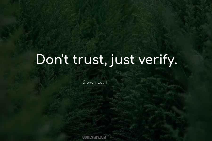 Trust But Verify Quotes #1646016