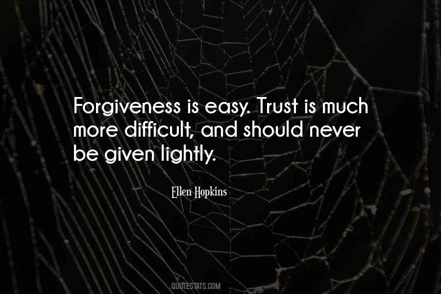 Trust Given Quotes #1403365