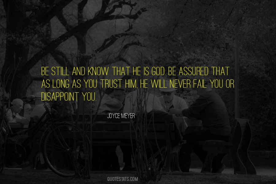 Trust Him God Quotes #563430