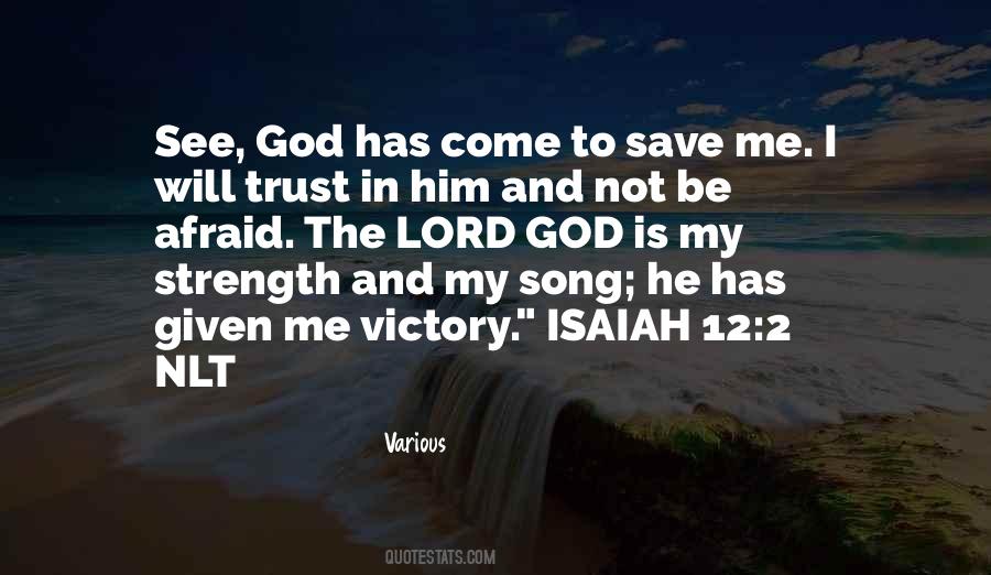 Trust In Him Quotes #1060575