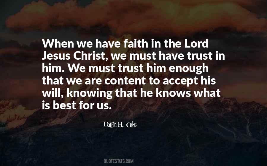 Trust In Him Quotes #1302677