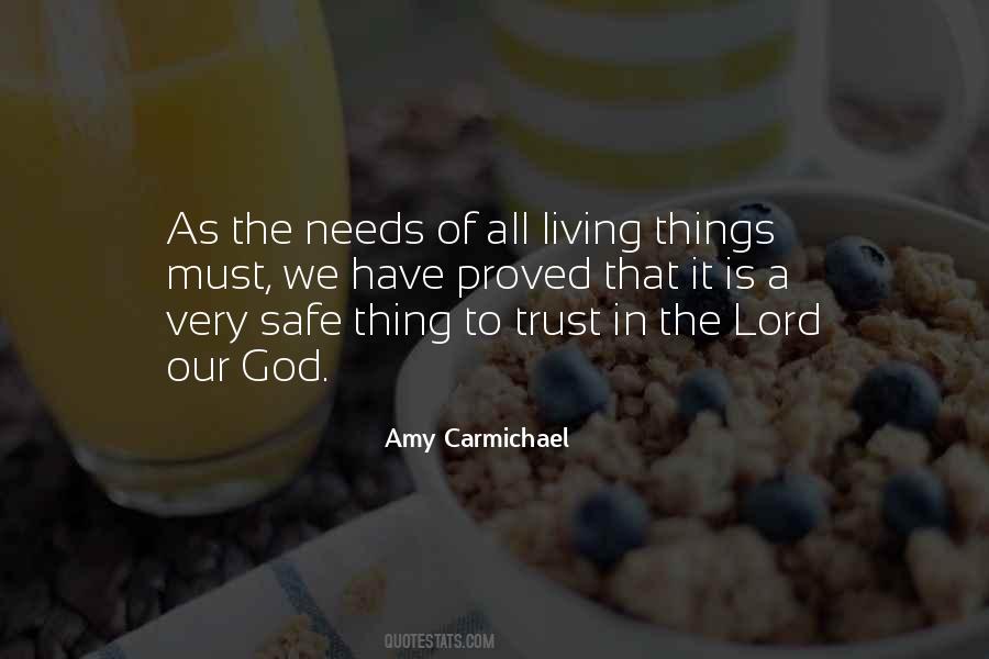 Trust In The Lord Quotes #1080092