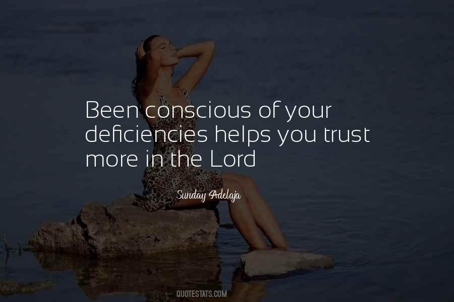 Trust In The Lord Quotes #1317832