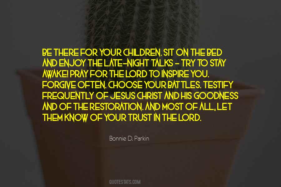 Trust In The Lord Quotes #1397173