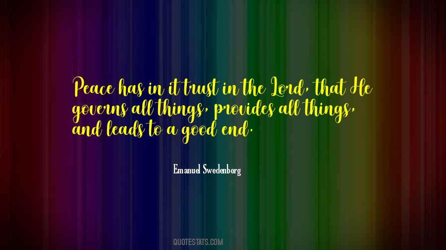 Trust In The Lord Quotes #1482513