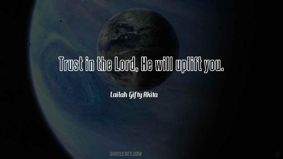 Trust In The Lord Quotes #1653400