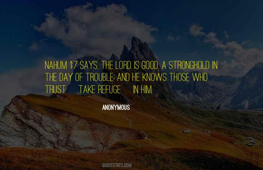 Trust In The Lord Quotes #837665