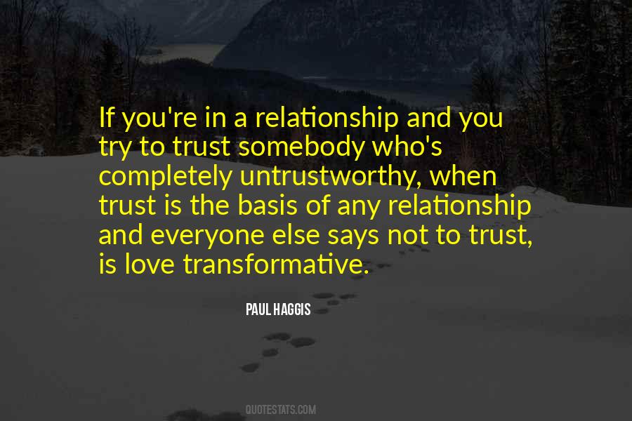 Trust In The Relationship Quotes #1664546