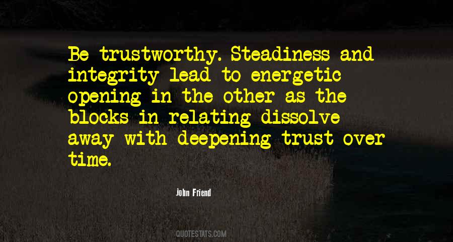 Trust In Time Quotes #221448