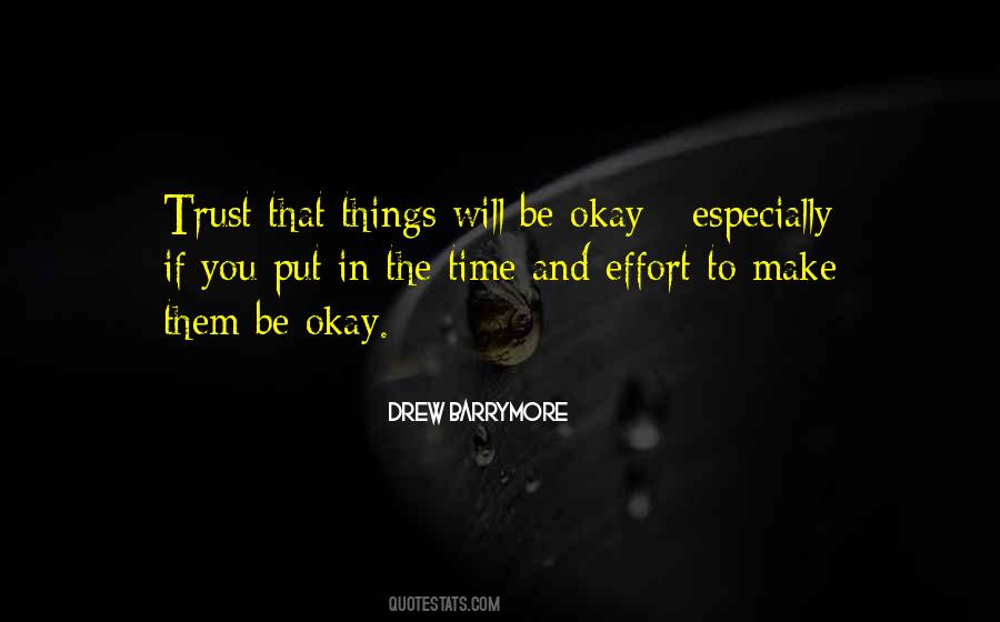 Trust In Time Quotes #257438