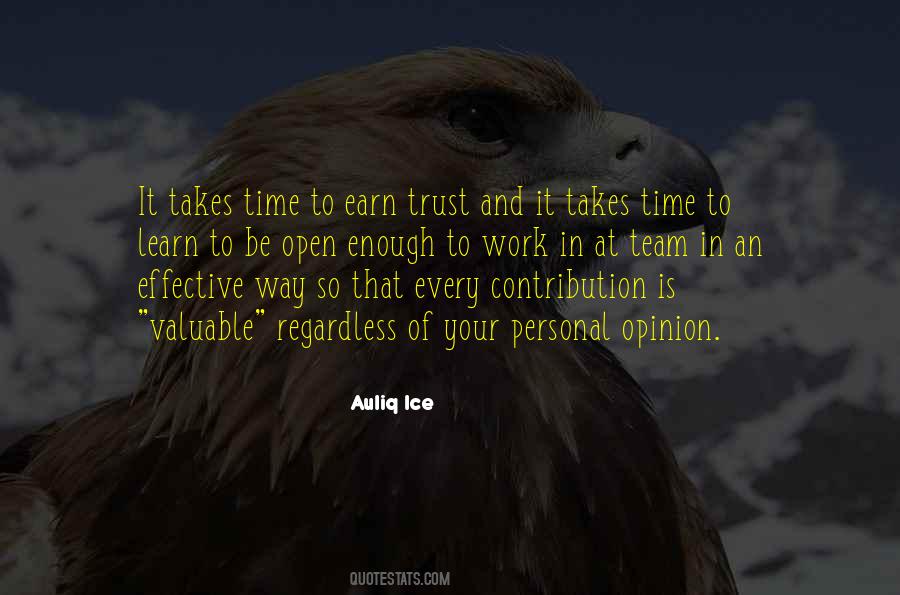 Trust In Time Quotes #816142