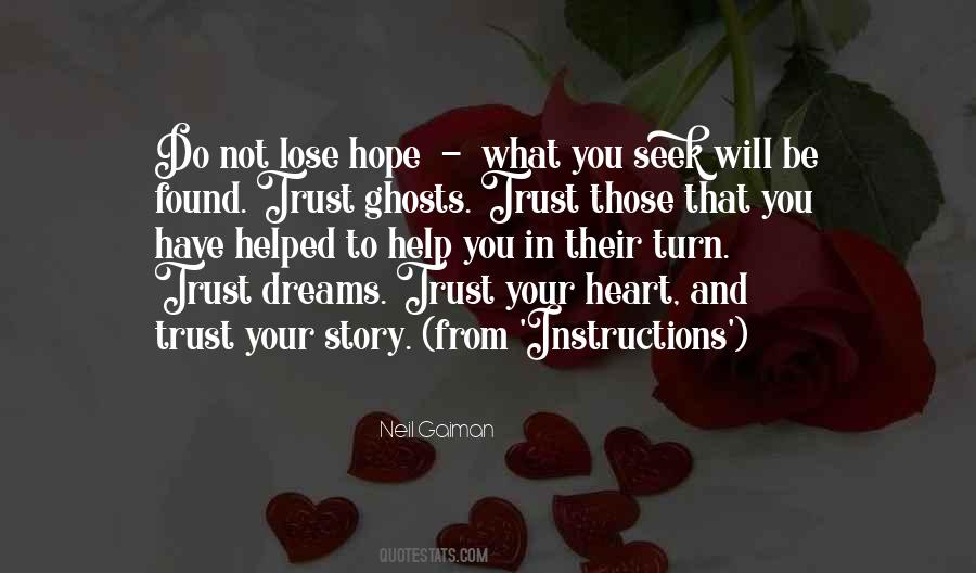 Trust In Your Heart Quotes #765049