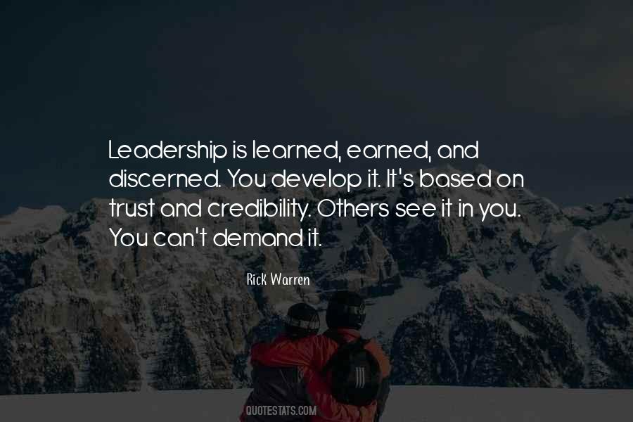 Trust Is Based On Quotes #1436699