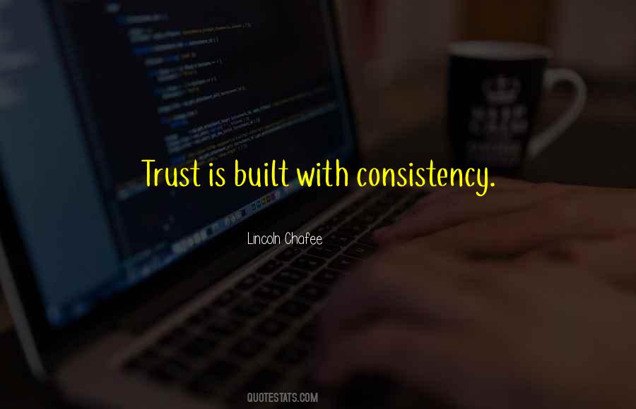 Trust Is Built Quotes #1502006