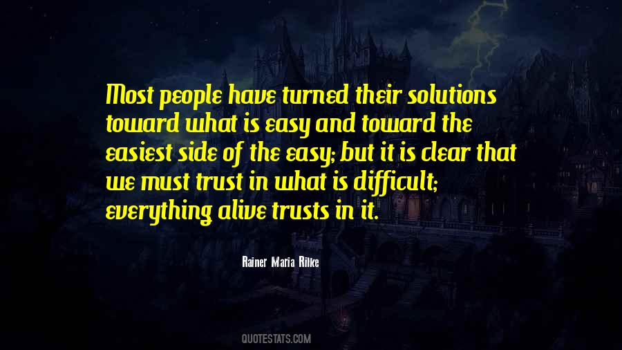 Trust Is Difficult Quotes #198447