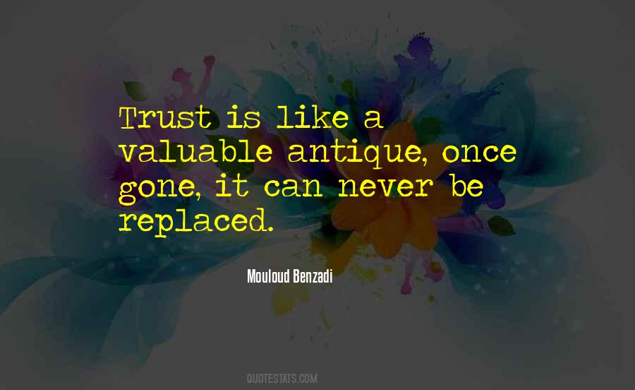 Trust Is Gone Quotes #111680