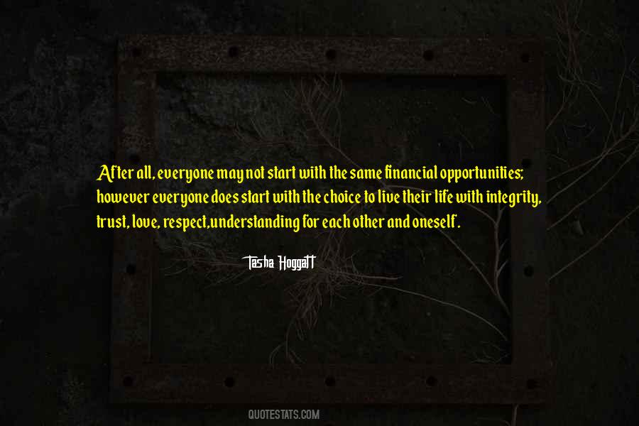 Trust Love Respect Quotes #1621828