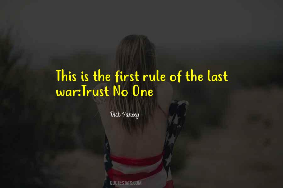 Trust No One Quotes #1486900