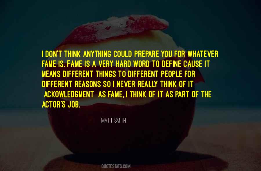 Quotes About Matt Smith #535641