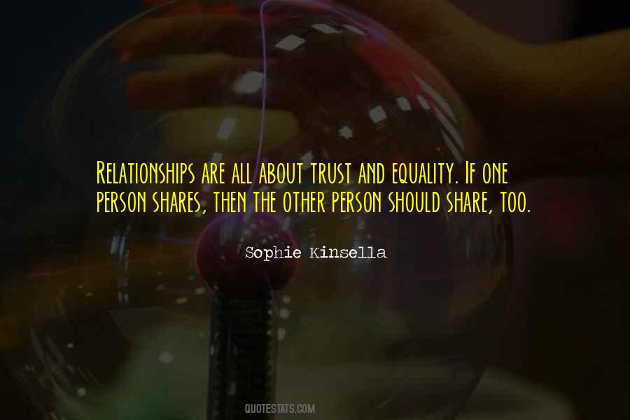 Trust The Person You Love Quotes #1730867