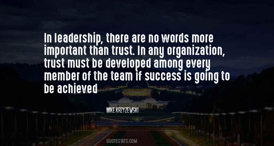 Trust The Team Quotes #1025535