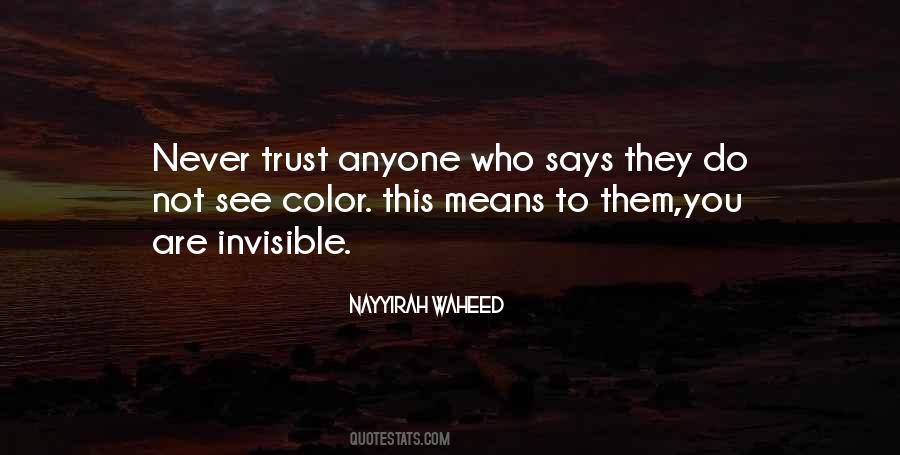 Trust Who You Are Quotes #507274