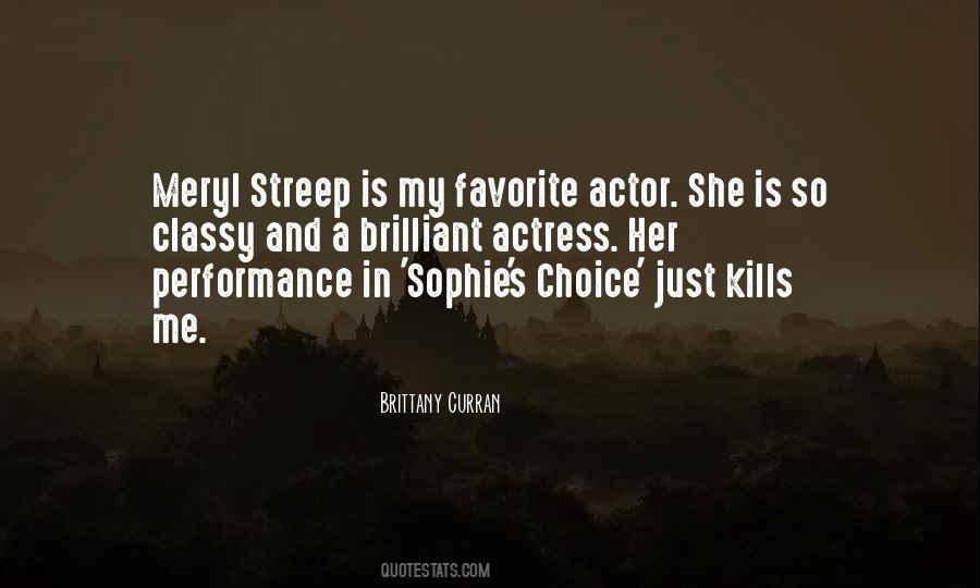 Quotes About Meryl Streep #1192717
