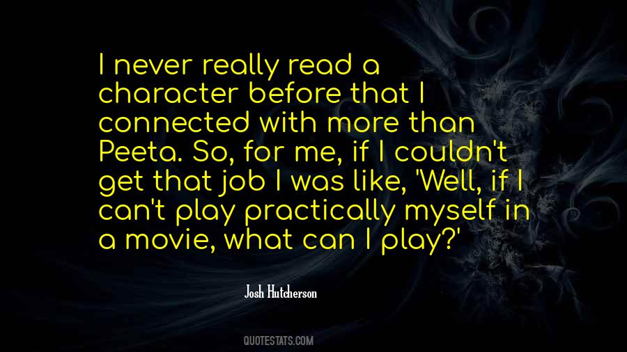 Quotes About Josh Hutcherson #1102401