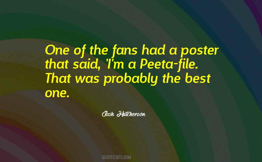 Quotes About Josh Hutcherson #1646381