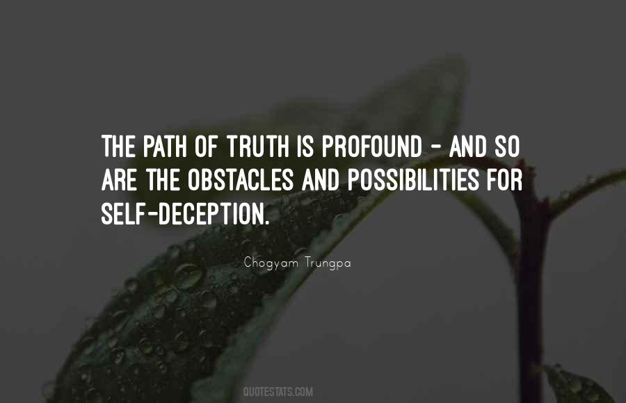 Truth And Deception Quotes #412953