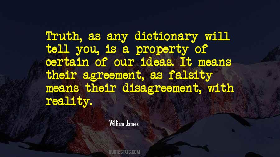 Truth And Falsity Quotes #1448100