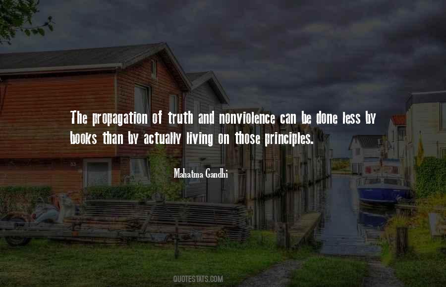 Truth And Nonviolence Quotes #1637985