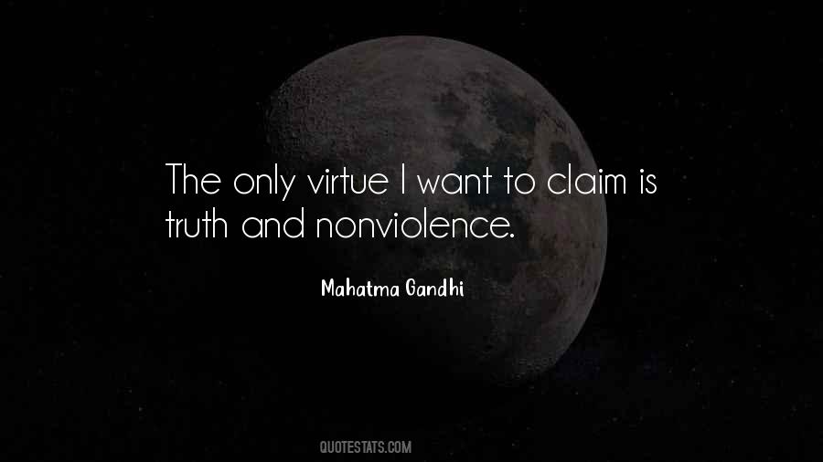 Truth And Nonviolence Quotes #563803