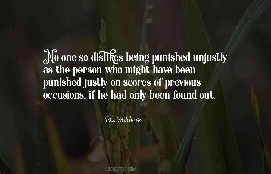 Quotes About Being Punished #1591787